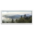 thumbnail image 1 of Stupell Panoramic Cloudy Mountainous Nature Landscape Photography White Framed Art Print Wall Art, 1 of 7