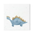 thumbnail image 1 of Stupell Pastel Blue Stegosaurus Dinosaur Animals & Insects Painting Gallery Wrapped Canvas Print Wall Art, 1 of 7