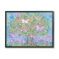 thumbnail image 1 of Stupell  Pastel Butterfly Tree Wall Art, Design By Reesa Qualia 11x14 Black, 1 of 5
