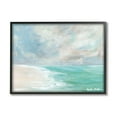 thumbnail image 1 of Stupell Peaceful Beach Foam Shore Scenery Landscape Painting Black Framed Art Print Wall Art, 1 of 7