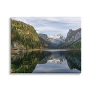 Stupell Peaceful Mountain Lake Reflection Landscape Photography Gallery Wrapped Canvas Print Wall Art