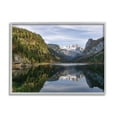thumbnail image 1 of Stupell Peaceful Mountain Lake Reflection Landscape Photography Gray Framed Art Print Wall Art, 1 of 7