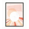 thumbnail image 1 of Stupell  Peach Mod Stone Texture Geometric Suns Setting Framed Art, 11 x 14, Design By Artist Daphne Polselli - Multi-Color 16 x 20, 1 of 3