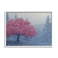 thumbnail image 1 of Stupell Pink Cherry Blossom Nature Landscape Landscape Photography White Framed Art Print Wall Art, 1 of 7