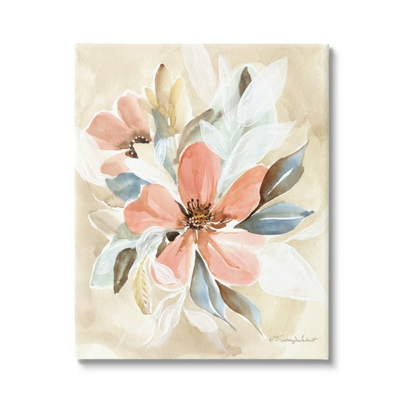 Stupell Pink Lily Floral Bunches Botanical & Floral Painting Gallery Wrapped Canvas Print Wall Art