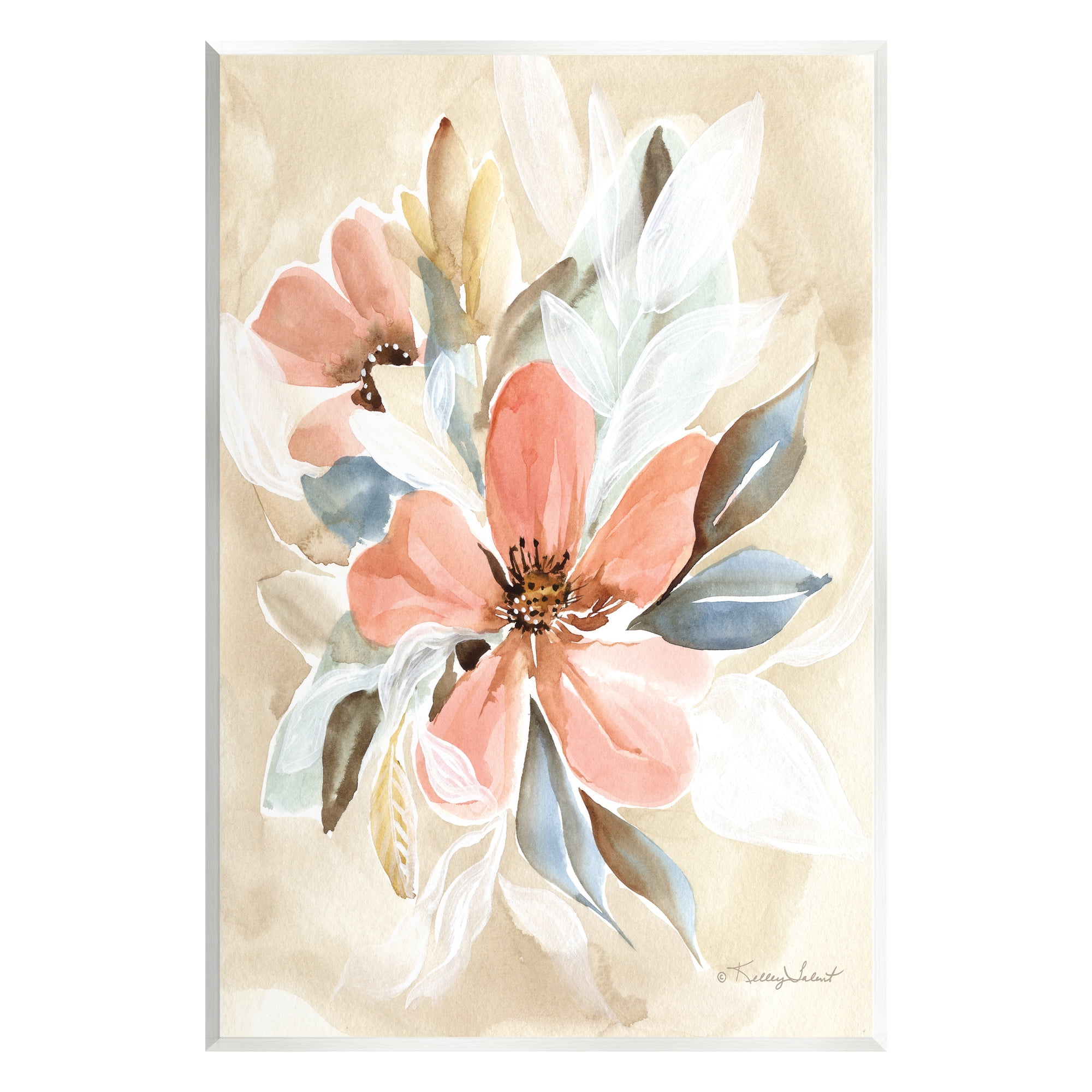 Stupell Pink Lily Floral Bunches Botanical & Floral Painting Wall Plaque Unframed Art Print Wall Art