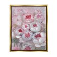 thumbnail image 1 of Stupell Pink Outline Peony Blooms Abstract Botanical & Floral Painting Gold Floater Framed Art Print Wall Art, 1 of 6