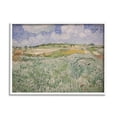 thumbnail image 1 of Stupell Plain Near Auvers Van Gogh Classic Landscape Painting White Framed Art Print Wall Art, 1 of 7
