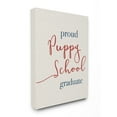 thumbnail image 1 of Stupell Proud Puppy School Grad Stretched Canvas Wall Art 16 x 20, 1 of 4