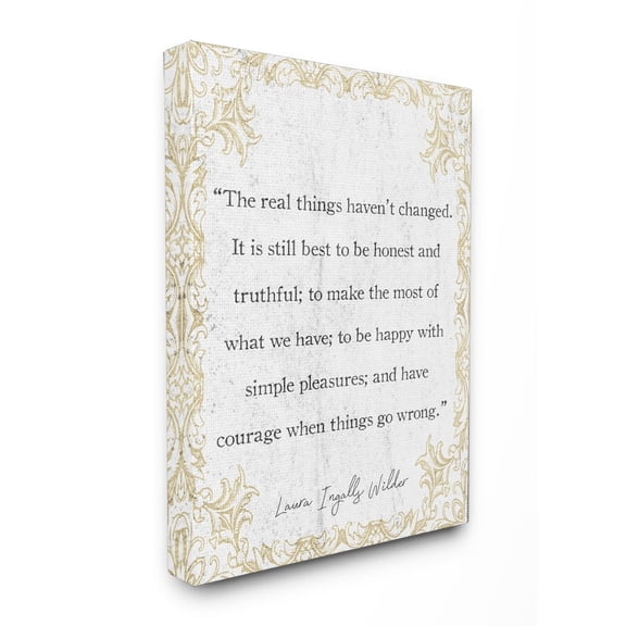 Stupell Real Things Foil Look Stretched Canvas Wall Art 16 x 20