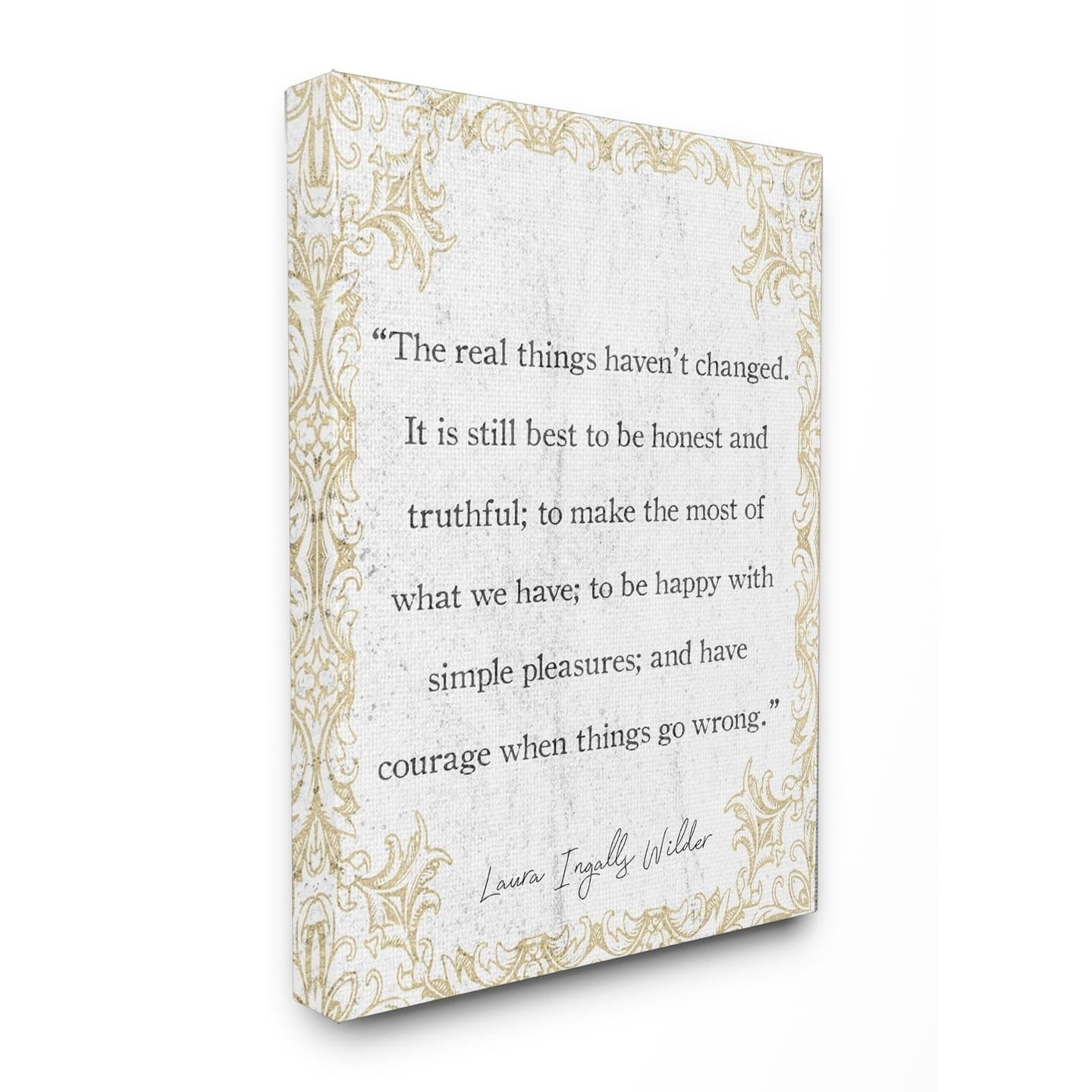 Stupell Real Things Foil Look Stretched Canvas Wall Art 30 x 40