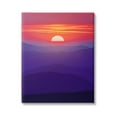 thumbnail image 1 of Stupell Red Sunrise Mountain Horizon Landscape Photography Gallery Wrapped Canvas Print Wall Art, 1 of 5