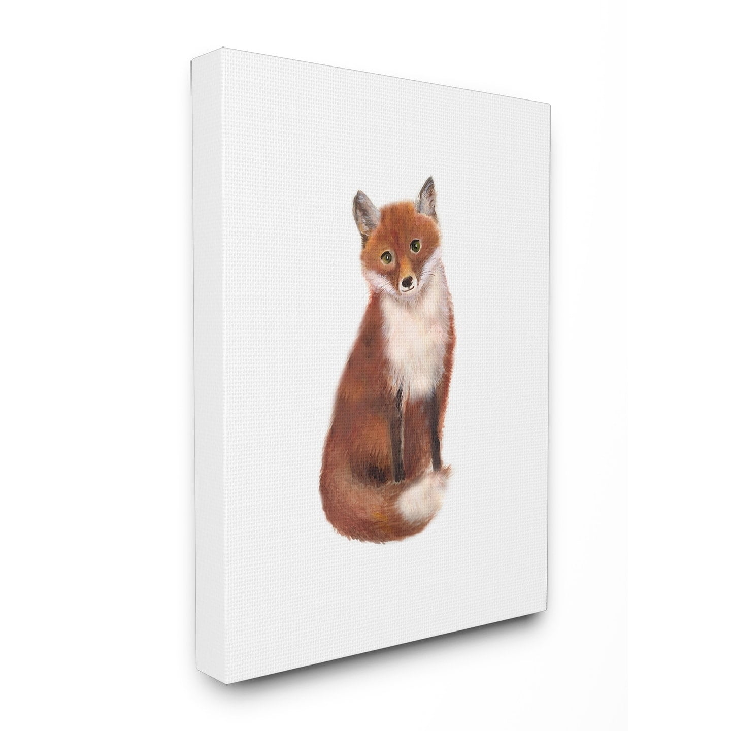 Stupell Red Woodland Creature Canvas Wall Art 24 x 30