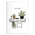 thumbnail image 1 of Stupell Renew Bathroom Botanical Spa Plants Typography Painting Wall Plaque Unframed Art Print Wall Art, 1 of 6