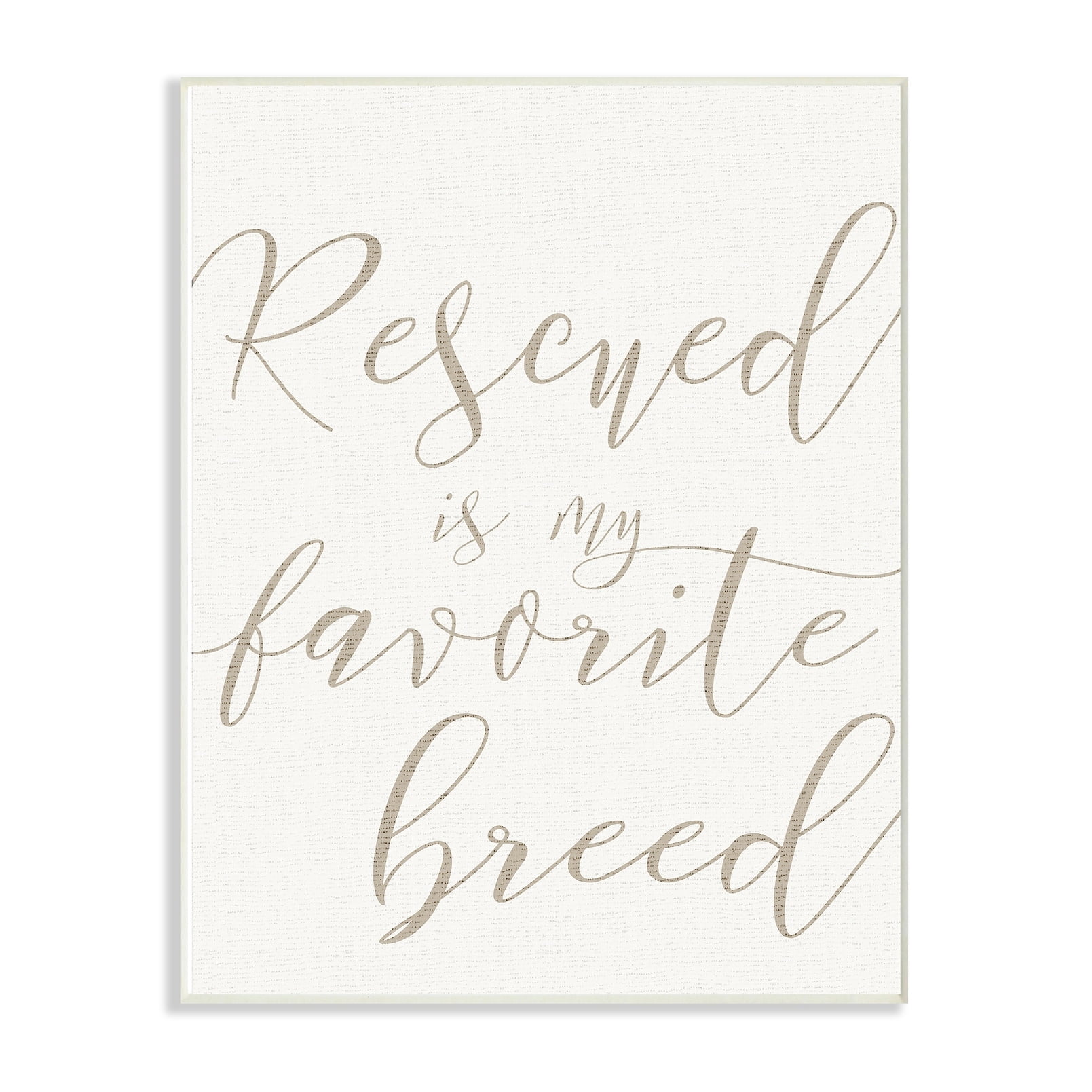 Stupell Rescued Is My Favorite Breed Pet Wall Plaque Art 13 x 19