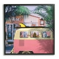 thumbnail image 1 of Stupell Retro Summer Palms Vacation Landscape Photography Black Framed Art Print Wall Art, 1 of 1