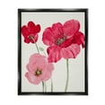 thumbnail image 1 of Stupell Romantic Red Poppies Trio Botanical & Floral Painting Black Floater Framed Art Print Wall Art, 1 of 6