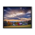 thumbnail image 1 of Stupell Rural Farm Pasture Sun Rays Landscape Photography Black Framed Art Print Wall Art, 1 of 7