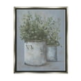 thumbnail image 1 of Stupell Rustic Country Potted Plants Botanical & Floral Painting Gray Floater Framed Art Print Wall Art, 1 of 6
