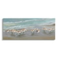 thumbnail image 1 of Stupell Sandpiper Flock Shoreline Splashing Landscape Painting Gallery Wrapped Canvas Print Wall Art, 1 of 7