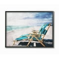 thumbnail image 1 of Stupell Set of Teal Blue Chairs on the Beach Framed Art, 11 x 14, Design By Artist Milli Villa - Multi-Color 24 x 30, 1 of 5