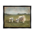 thumbnail image 1 of Stupell Sheep & Lamb Family Rural Grazing Animals & Insects Painting Black Floater Framed Art Print Wall Art, 1 of 6