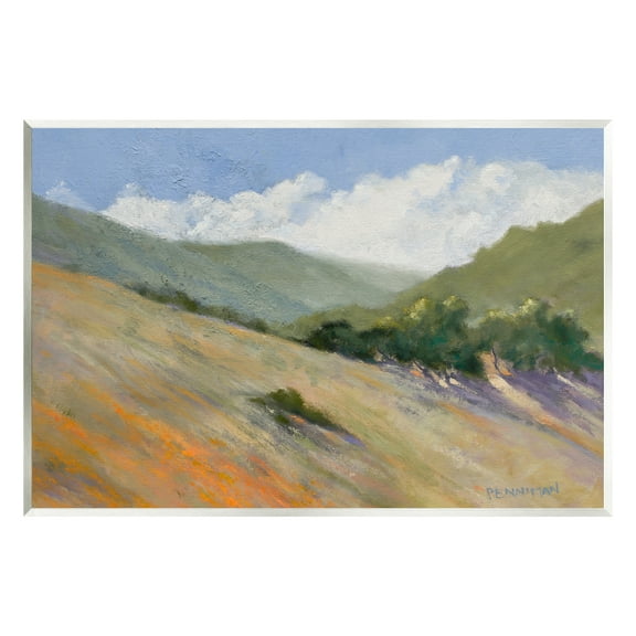 Stupell Sloped Nature Modern Landscape Landscape Painting Wall Plaque Unframed Art Print Wall Art