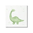 thumbnail image 1 of Stupell Soft Green Pastel Dinosaur Animals & Insects Painting Gallery Wrapped Canvas Print Wall Art, 1 of 7