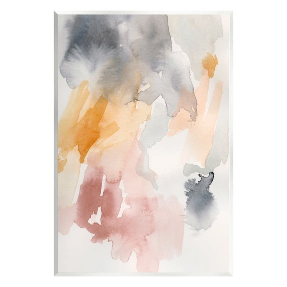 Stupell Soft Pastel Watercolor Pastiche Abstract Painting Wall Plaque Unframed Art Print Wall Art