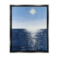 thumbnail image 1 of Stupell Summer Sunlight Ocean Reflection Landscape Photography Black Floater Framed Art Print Wall Art, 1 of 6