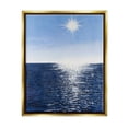 thumbnail image 1 of Stupell Summer Sunlight Ocean Reflection Landscape Photography Gold Floater Framed Art Print Wall Art, 1 of 6