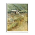 thumbnail image 1 of Stupell Sunlit Cattle Grazing Field Landscape Painting White Framed Art Print Wall Art, 1 of 7
