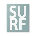 thumbnail image 1 of Stupell Surf Summer Fun Turquoise Phrase Landscape Painting Gallery Wrapped Canvas Print Wall Art, 1 of 5