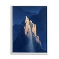 thumbnail image 1 of Stupell Surreal Stone Cliff Waterfall Landscape Painting White Framed Art Print Wall Art, 1 of 7