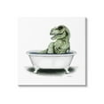 thumbnail image 1 of Stupell T-Rex Bathtub Fun Bathroom Animals & Insects Painting Gallery Wrapped Canvas Print Wall Art, 1 of 7