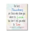 thumbnail image 1 of Stupell The Best Teachers Pastel Phrase Inspirational Painting Gallery Wrapped Canvas Print Wall Art, 1 of 5
