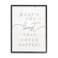 thumbnail image 1 of Stupell The Best That Could Happen Phrase Inspirational Painting Black Framed Art Print Wall Art, 1 of 7