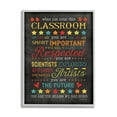 thumbnail image 1 of Stupell The Reason We Are Here Classroom Sign Inspirational Painting Gray Framed Art Print Wall Art, 1 of 7