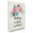 thumbnail image 1 of Stupell Today Is A Good Day Floral Canvas Art, 16 x 1.5 x 20, 1 of 6