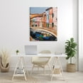 thumbnail image 1 of Stupell Town River Canal Boats Scenery Transportation Photography Gallery Wrapped Canvas Print Wall Art, 1 of 5