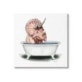 thumbnail image 1 of Stupell Triceratops Bathroom Dinosaur Tub Animals & Insects Painting Gallery Wrapped Canvas Print Wall Art, 1 of 7