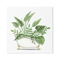 thumbnail image 1 of Stupell Tropical Monstera Plants Vintage Tub Typography Painting Gallery Wrapped Canvas Print Wall Art, 1 of 7