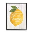 thumbnail image 1 of Stupell Troubles Melt Like Lemon Drops Sign Food & Beverage Painting Black Framed Art Print Wall Art, 1 of 7