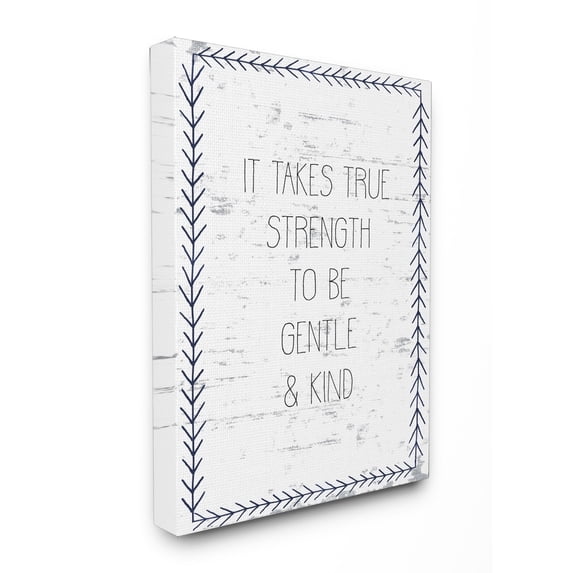 Stupell True Strength Canvas Wall Art 24 x 30
