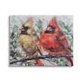 thumbnail image 1 of Stupell Two Cardinals Perched Winter Trees Animals & Insects Painting Gallery Wrapped Canvas Print Wall Art, 1 of 5