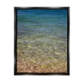 thumbnail image 1 of Stupell Underwater Clear Sea Floor Ripples Landscape Photography Black Floater Framed Art Print Wall Art, 1 of 6