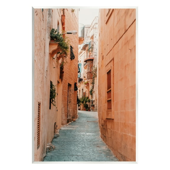 Stupell Urban Alley Path Photography Town & City Photography Wall Plaque Unframed Art Print Wall Art