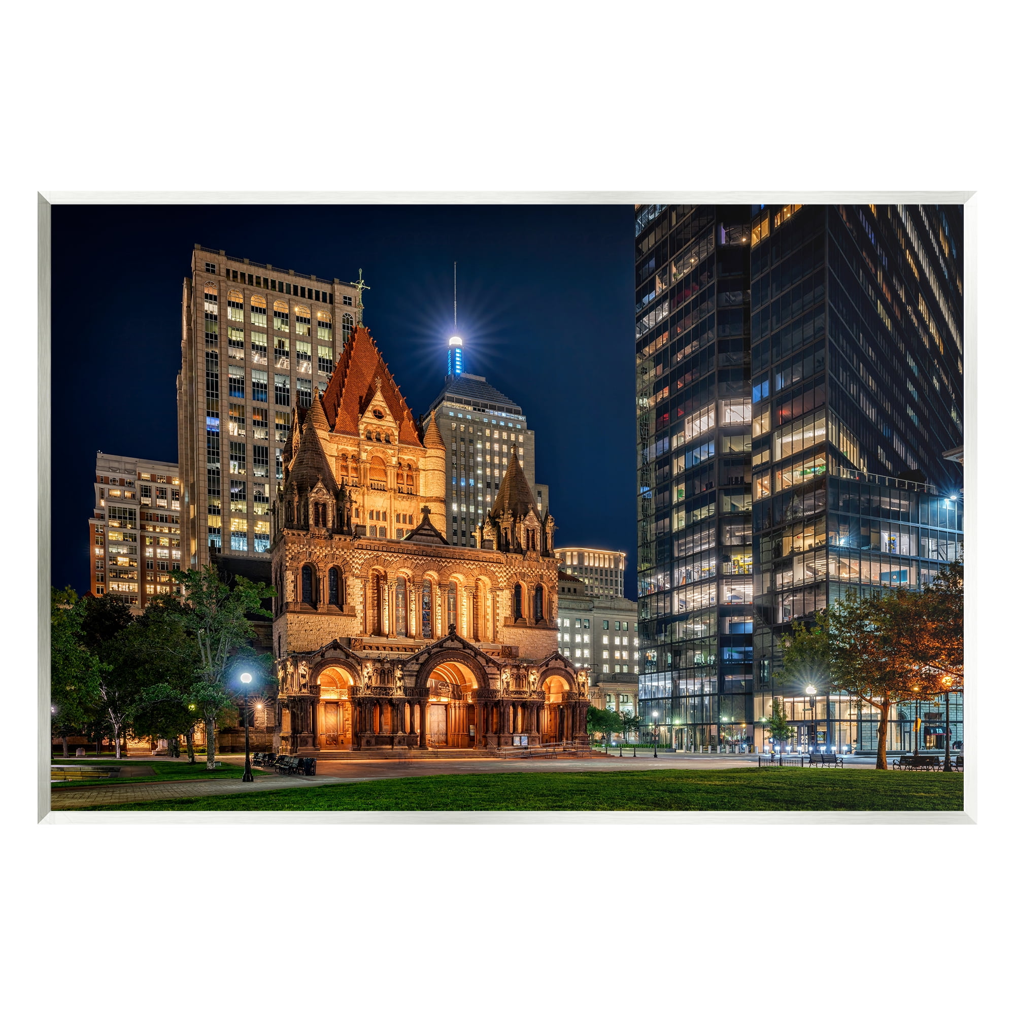 Stupell Urban Cityscape Architecture Buildings Landscape Photography Wall Plaque Unframed Art Print Wall Art