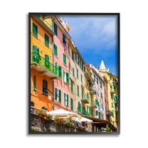Stupell Urban Neighborhood Architecture Buildings Town & City Photography Black Framed Art Print Wall Art