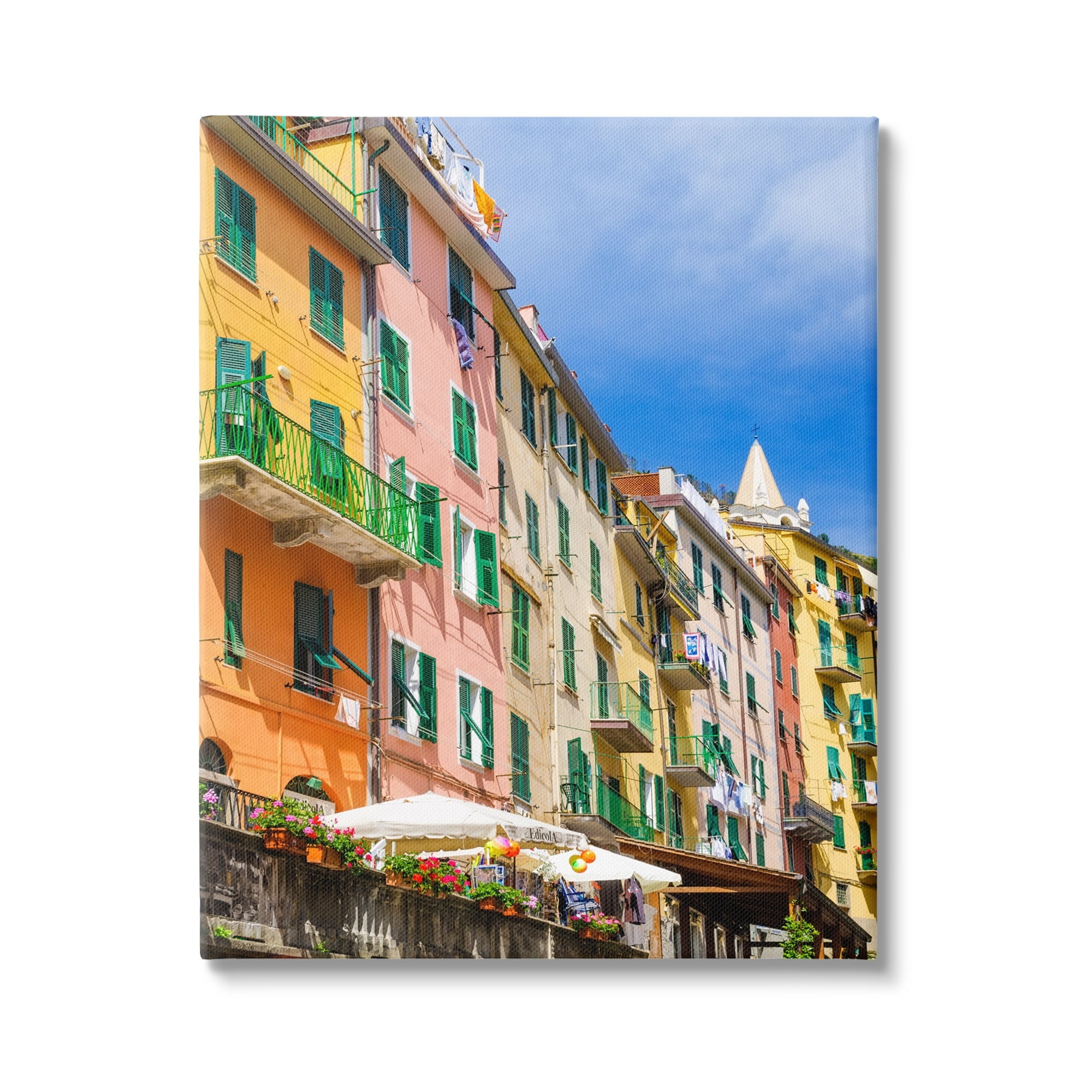 Stupell Urban Neighborhood Architecture Buildings Town & City Photography Gallery Wrapped Canvas Print Wall Art